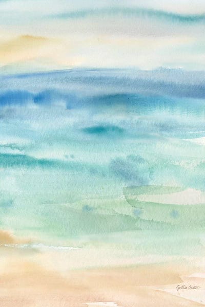 Abstract Watercolors: Abstract Seascape II by Cynthia Coulter