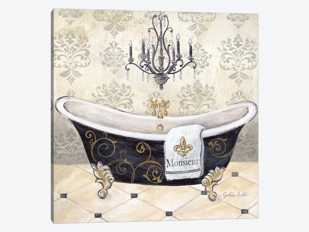 His & Hers Tub II by Cynthia Coulter 1-piece Canvas Artwork