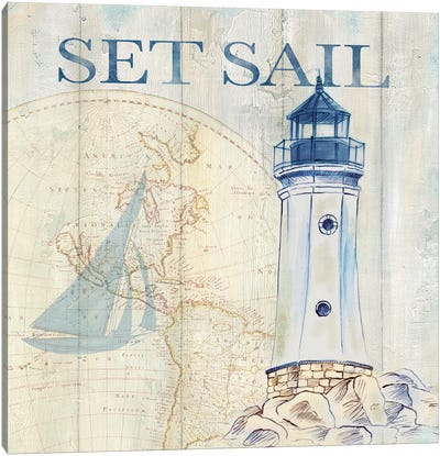 Sail Away I Canvas Art Print - Cynthia Coulter