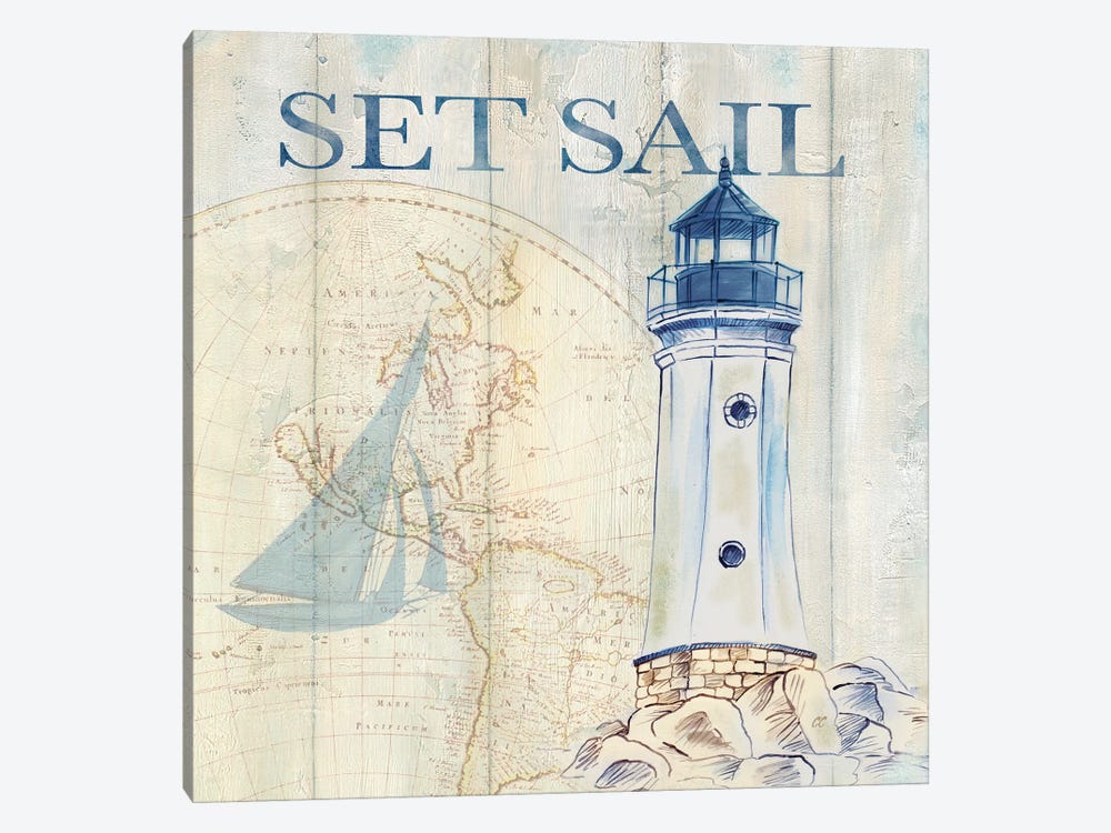 Sail Away I by Cynthia Coulter 1-piece Canvas Print