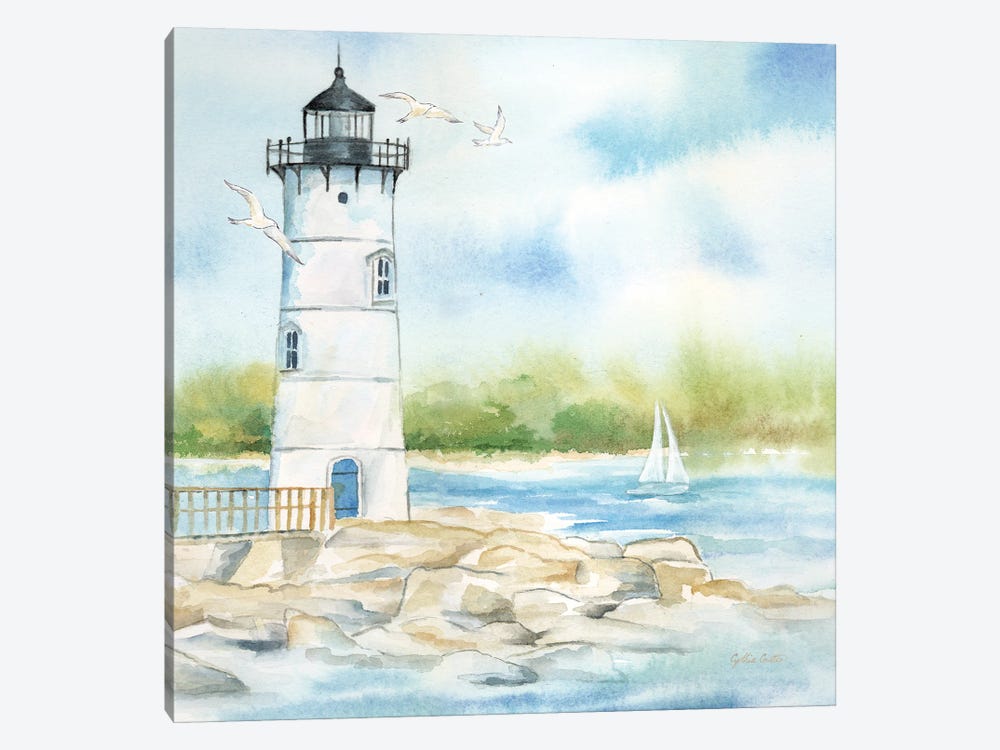 East Coast Lighthouse I by Cynthia Coulter 1-piece Canvas Wall Art