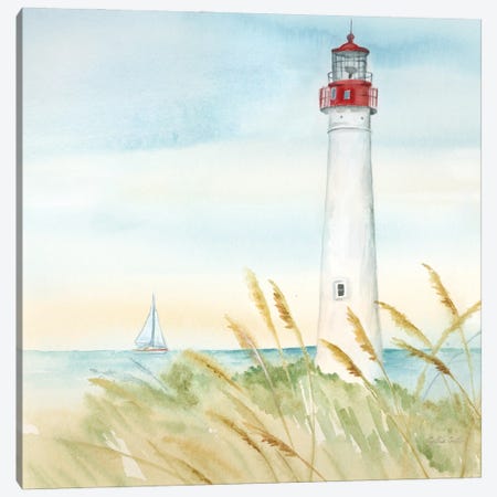 East Coast Lighthouse II Canvas Print #CYN255} by Cynthia Coulter Art Print