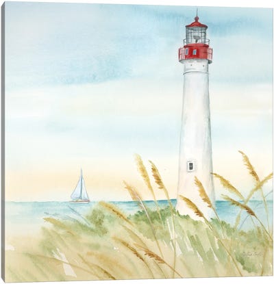 East Coast Lighthouse II Canvas Art Print - Lighthouse Art