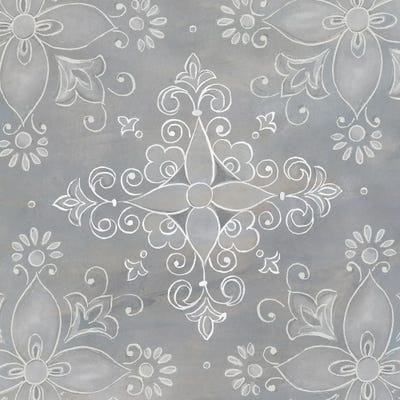 Garden Roses Medallion IV by Cynthia Coulter framed canvas print