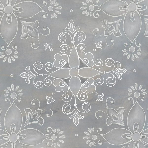 Scroll: Garden Roses Medallion IV by Cynthia Coulter