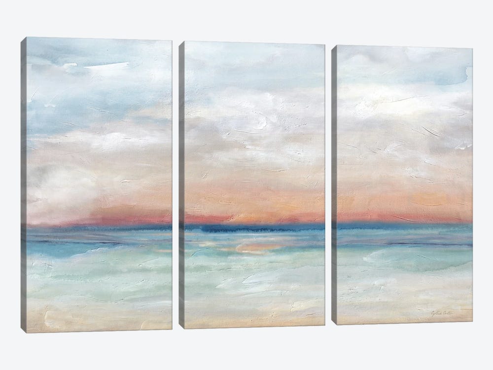 Serene Scene Bright landscape by Cynthia Coulter 3-piece Canvas Wall Art