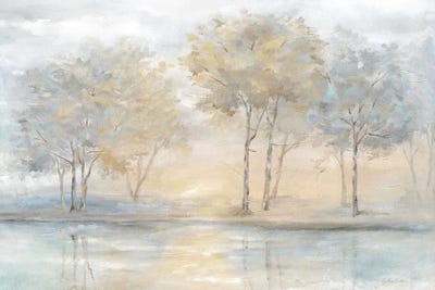 Serene Scene Trees landscape by Cynthia Coulter framed wall art
