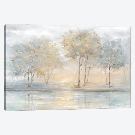Serene Scene Trees landscape Canvas Print #CYN274} by Cynthia Coulter Art Print