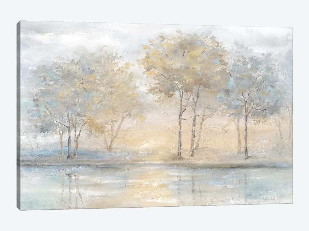Serene Scene Trees landscape by Cynthia Coulter 1-piece Canvas Art