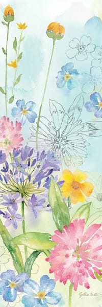 Wildflowers: Wildflower Mix vertical I by Cynthia Coulter