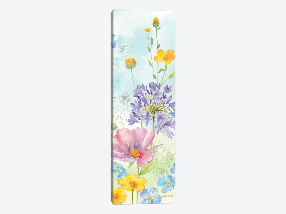 Wildflower Mix vertical II by Cynthia Coulter 1-piece Canvas Print