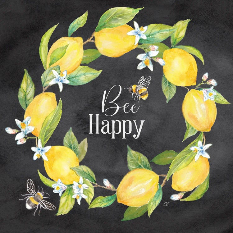 Lemons & Bees Sentiment Black II