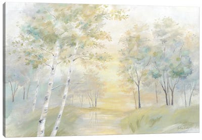 Sunny Glow Landscape Canvas Art Print
