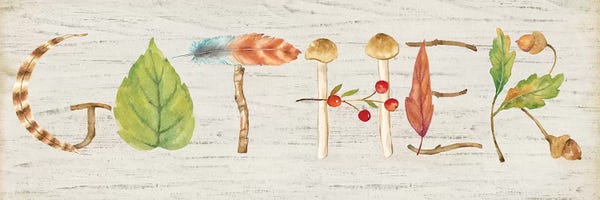 Holiday Décor: Gather Wood Sign by Cynthia Coulter