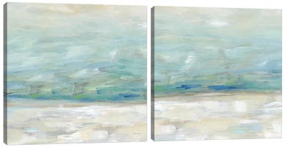 Skyline Diptych Canvas Art Print - Art Sets | Triptych & Diptych Wall Art