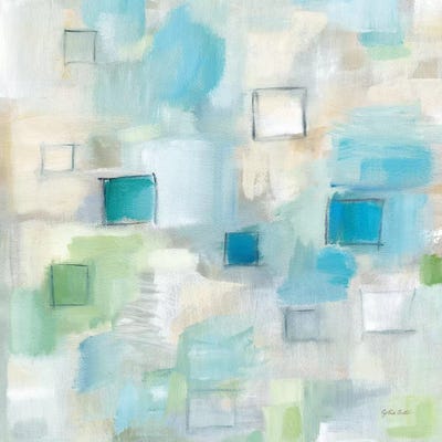 Grid Ensemble I by Cynthia Coulter framed canvas print