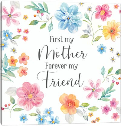 Mother's Day Blooms Canvas Art Print - Cynthia Coulter