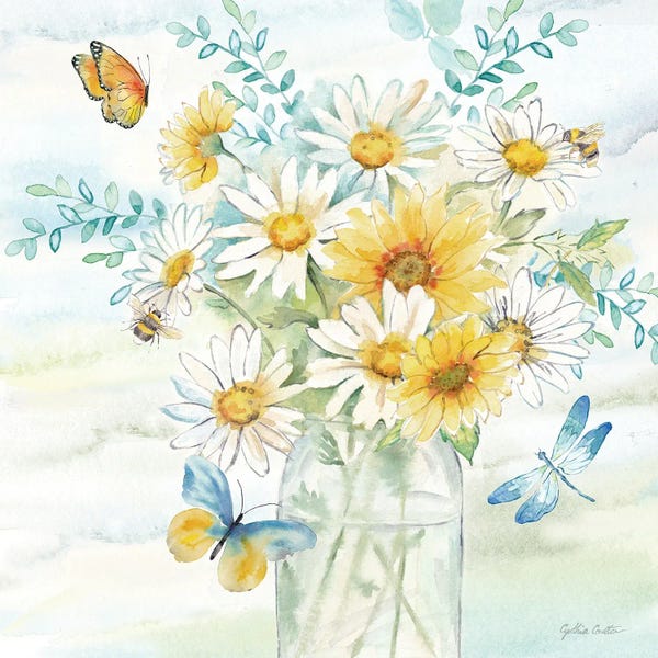 Daisies: Daisy Days III by Cynthia Coulter