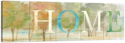 Home Rustic Landscape Sign Canvas Art Print - Cynthia Coulter