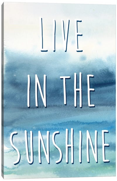 Live In The Sunshine Panel I Canvas Art Print - Cynthia Coulter