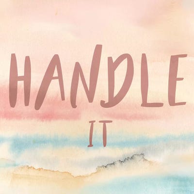 Put Your Hair Up Panel III by Cynthia Coulter framed canvas print