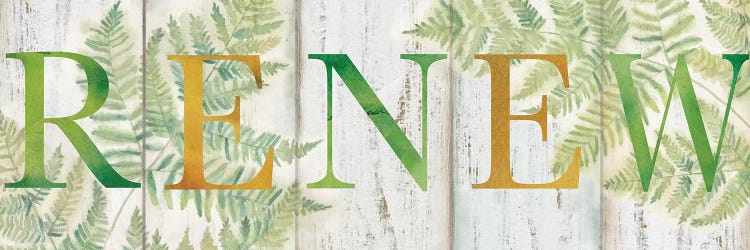 Renew Rustic Botanical Sign