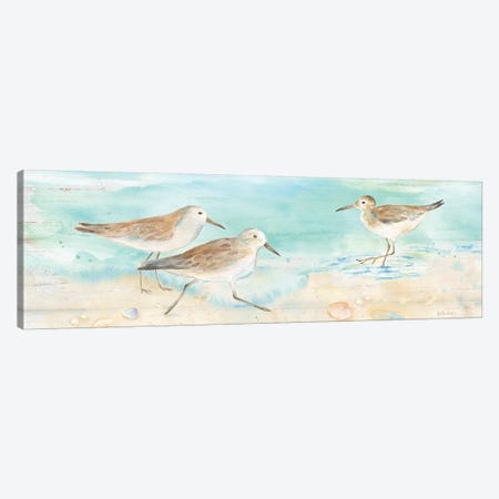Sandpiper Beach Panel Canvas Print #CYN63} by Cynthia Coulter Canvas Art