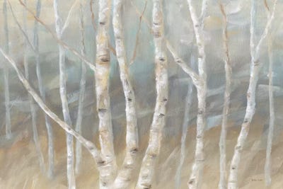 Silver Birch Landscape by Cynthia Coulter framed wall art