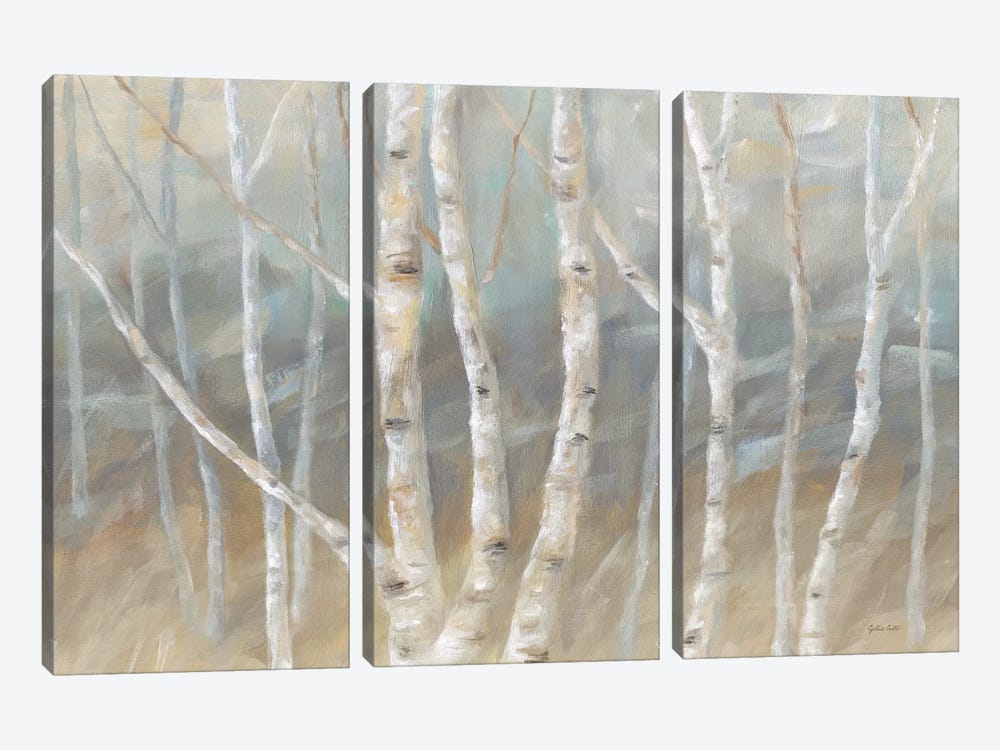 Silver Birch Landscape by Cynthia Coulter 3-piece Art Print