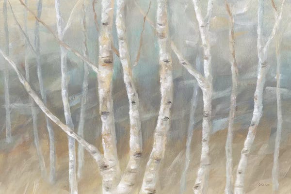 Roaring Brook Art: Silver Birch Landscape by Cynthia Coulter