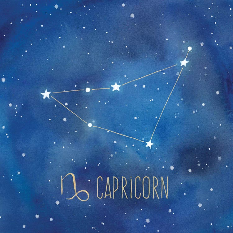 Star Sign Capricorn by Cynthia Coulter wall art
