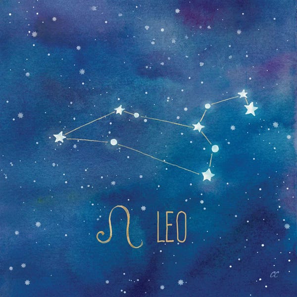 Kids Astronomy & Space Art: Star Sign Leo by Cynthia Coulter