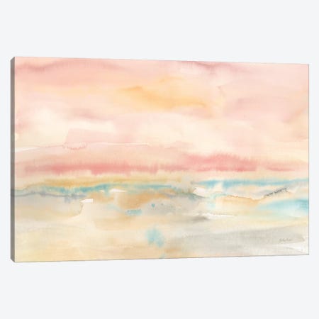 Blush Seascape Canvas Print #CYN8} by Cynthia Coulter Canvas Art