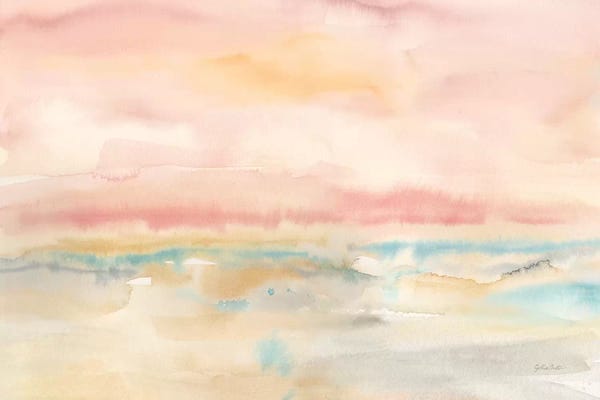 Dreamy Abstracts: Blush Seascape by Cynthia Coulter