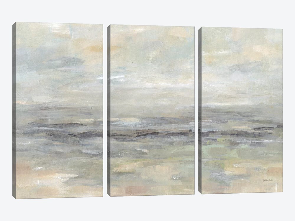 Stormy Grey Landscape by Cynthia Coulter 3-piece Canvas Art Print