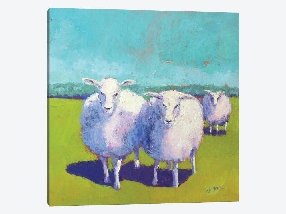 Sheep Pals I 1-piece Canvas Wall Art