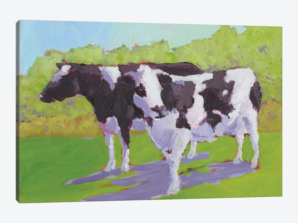 Pasture Cows II 1-piece Canvas Art
