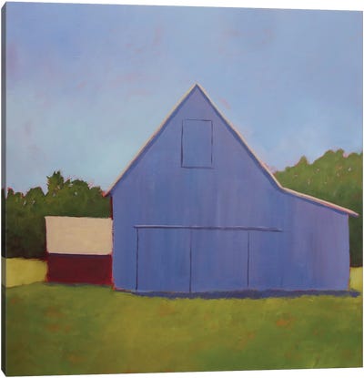 Primary Barns I Canvas Art Print - Carol Young