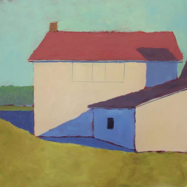 Complementary Colors: Primary Barns VII by Carol Young