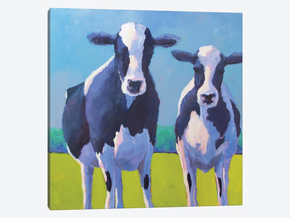 Cow Pals II by Carol Young 1-piece Canvas Art Print
