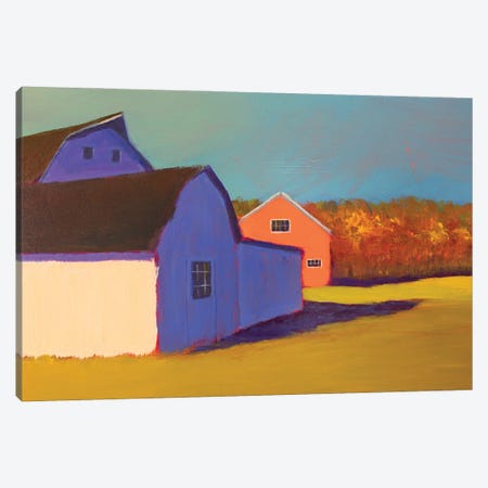 Bucolic Structure VII Canvas Print #CYO38} by Carol Young Canvas Wall Art
