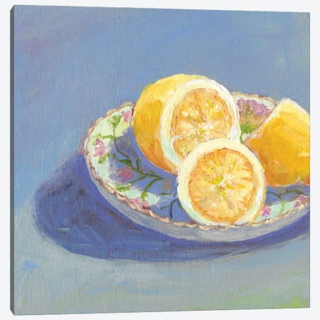Still Citrus I Canvas Print #CYO45} by Carol Young Canvas Artwork