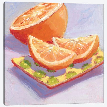 Still Citrus III Canvas Print #CYO47} by Carol Young Canvas Artwork