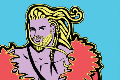 Viking Blue by Corey Plumlee framed wall art