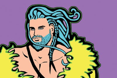 Viking Purple by Corey Plumlee framed wall art