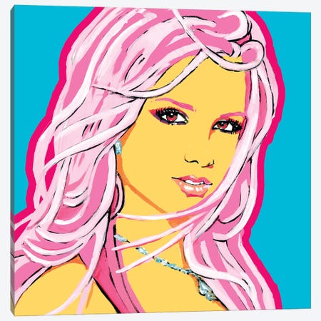 Britney Canvas Print #CYP10} by Corey Plumlee Art Print