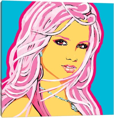 Britney Canvas Art Print - Similar to Andy Warhol