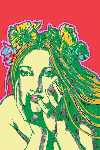 Le Belle Red by Corey Plumlee framed wall art