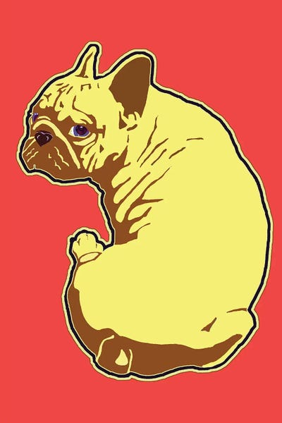 Frenchie Red by Corey Plumlee acrylic art print