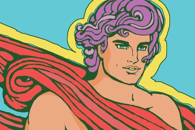 Apollo The Blue by Corey Plumlee framed wall art